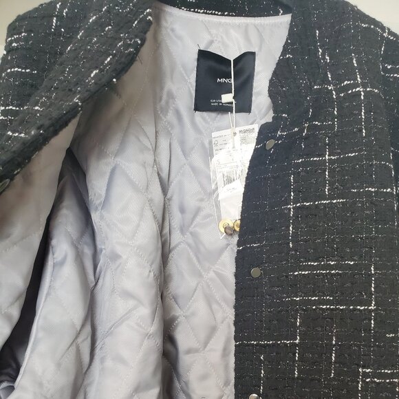 Tweed bomber jacket Mango Brand - Picture 10 of 14